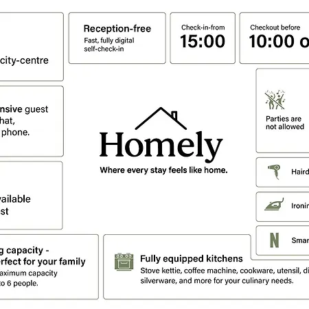 Homely I 38m2 I Elevator I Self Check-in